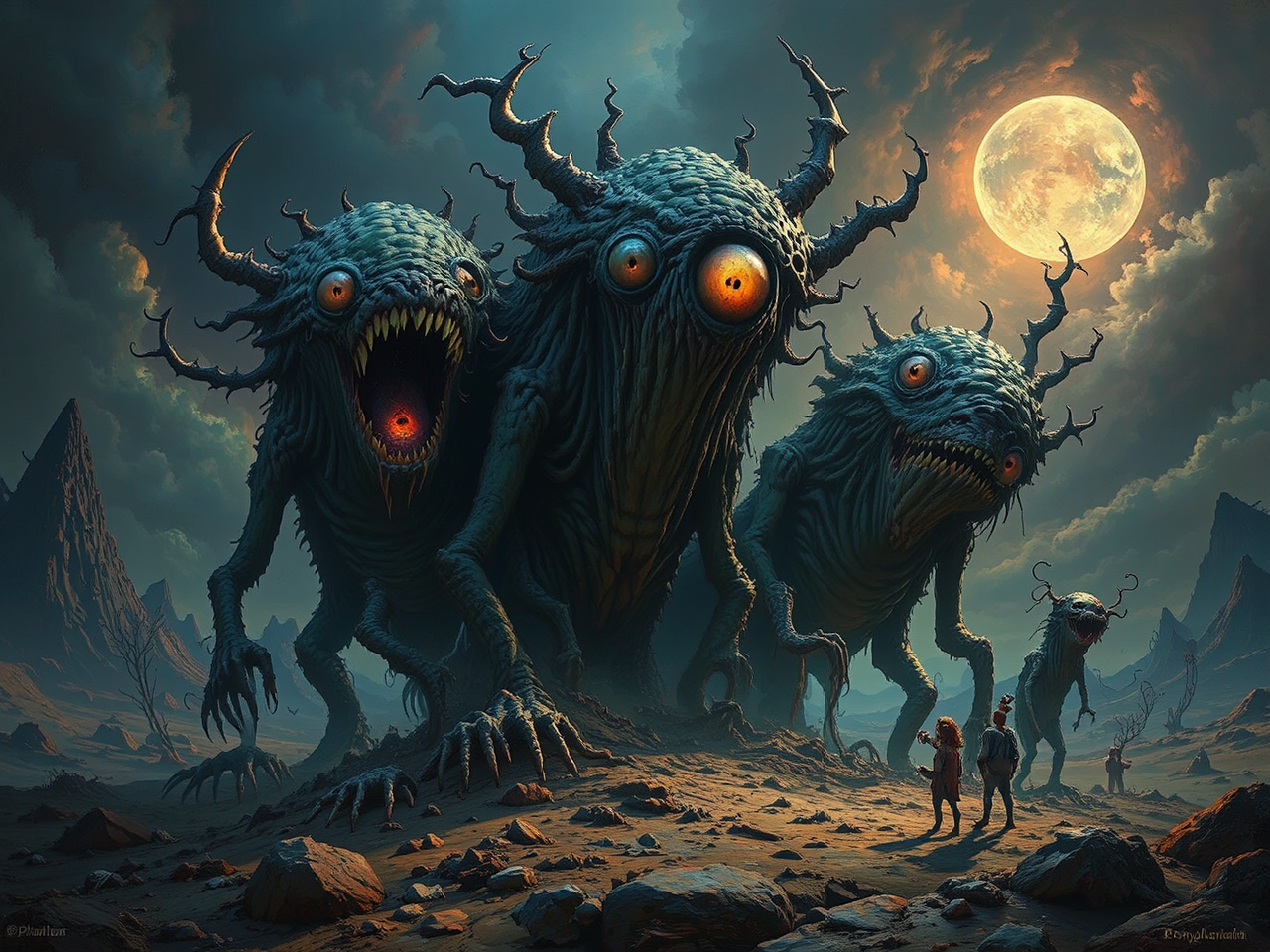 Uncanny monsters in a