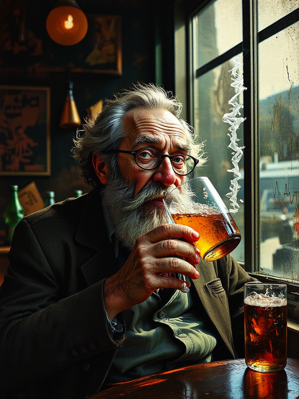 Walter Willemstein drinking throughout