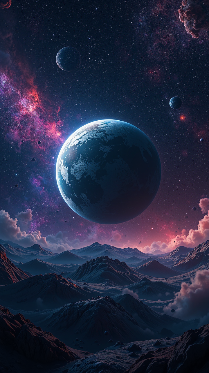 A distant planet with