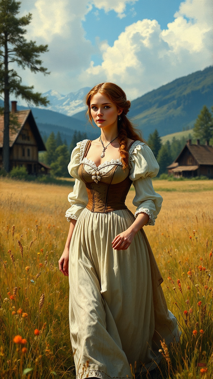 Maiden in 17th century