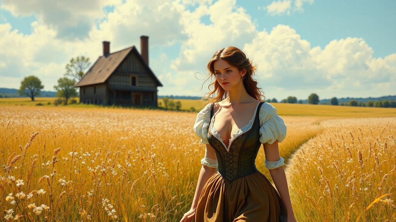 Village maiden in 17th