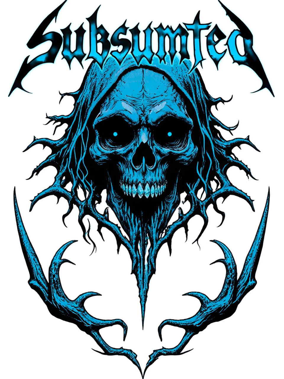 Cerulean blue death metal