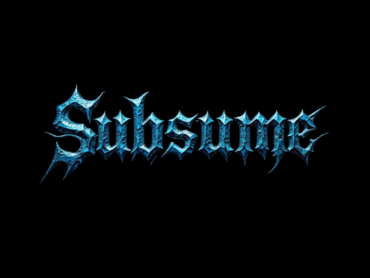 Death metal logo with