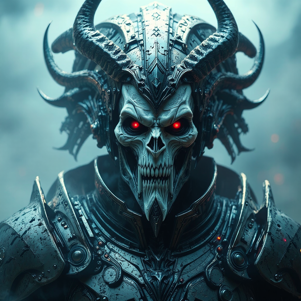 Dark fantasy demon in