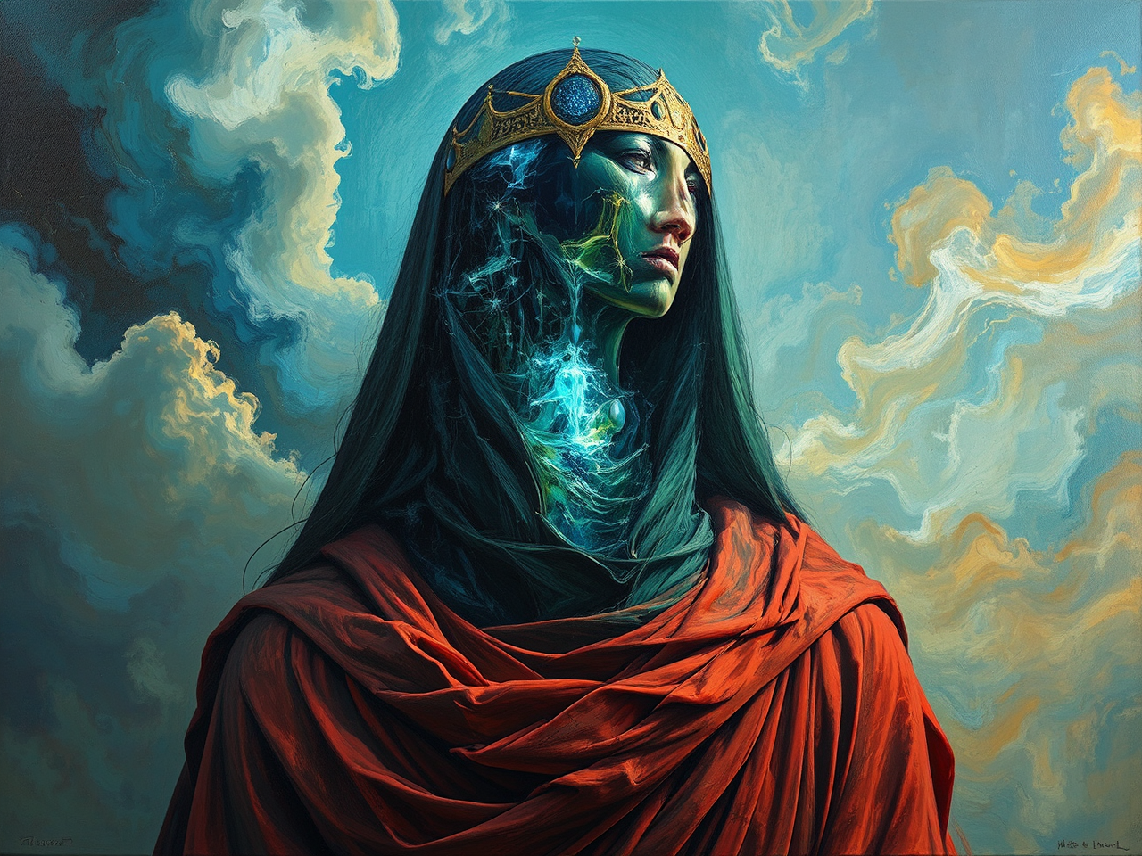 Hyper-realistic portrait of a