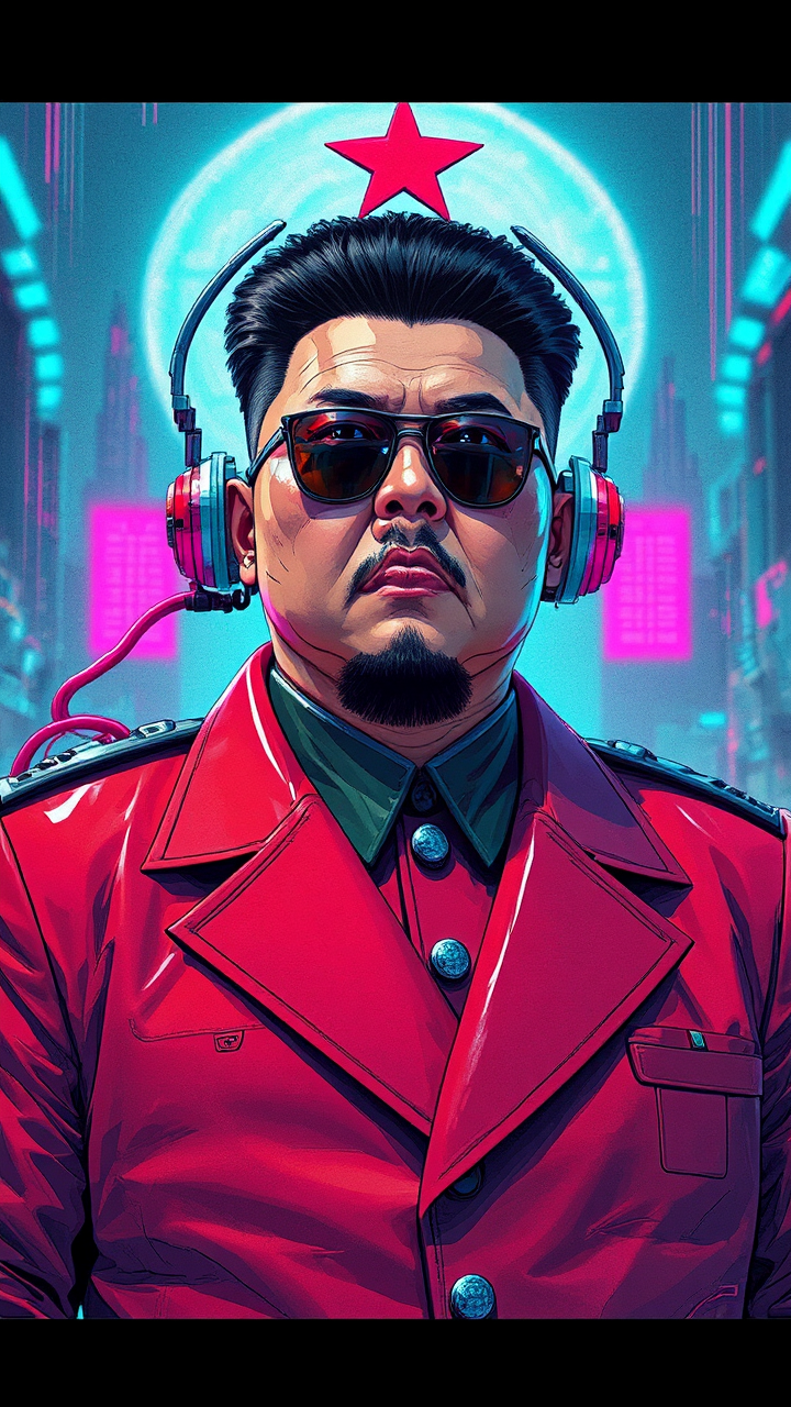 Cyberpunk depiction of Kim
