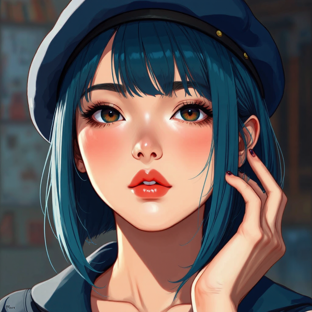 Girl with a beret