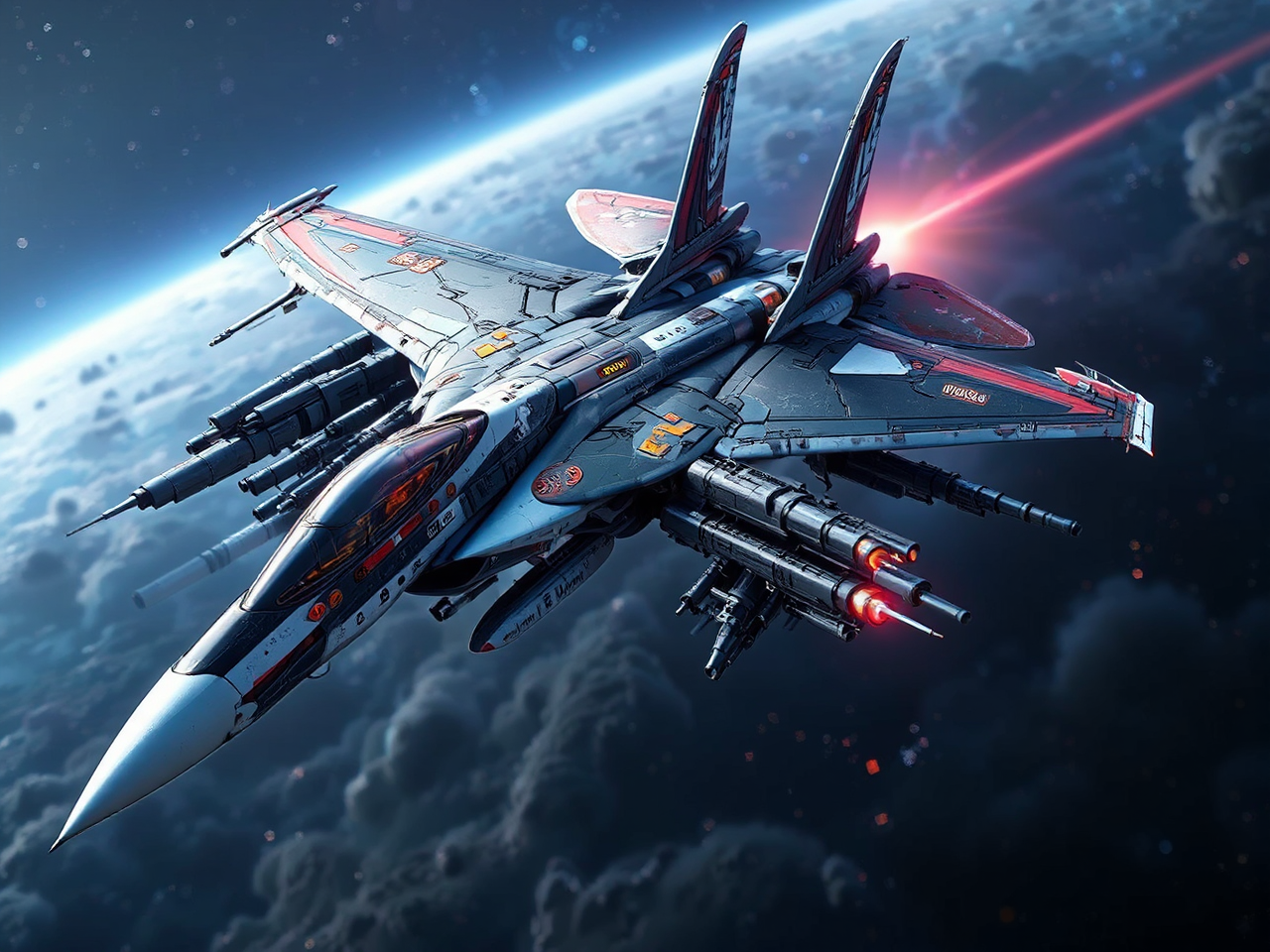 Fighting falcon with multiple