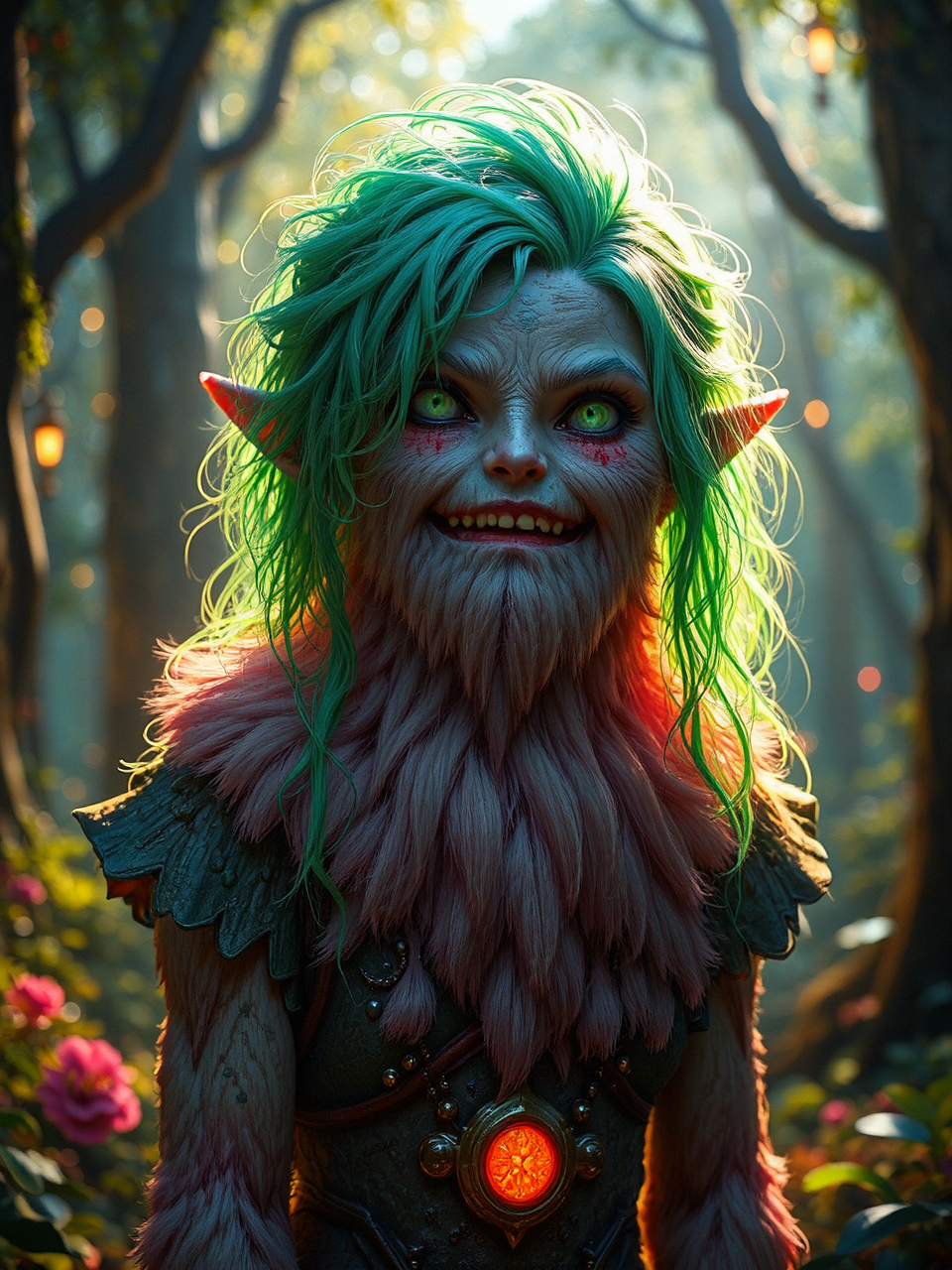 Hyperrealistic digital fantasy portrait