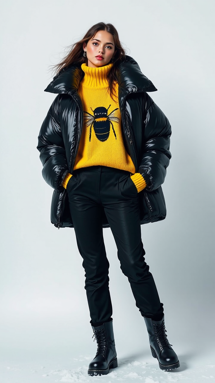 Woman in winter sports