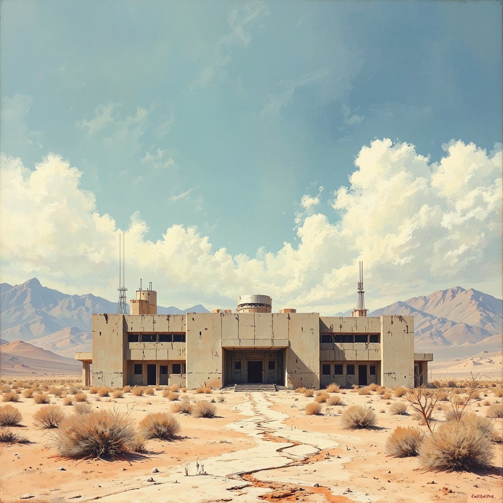 Abandoned Brutalist Government Science