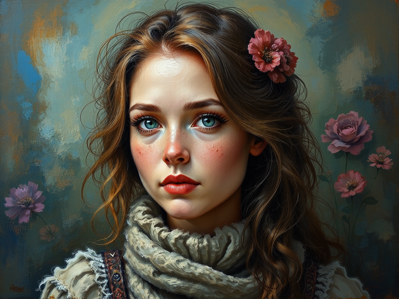 A highly detailed portrait