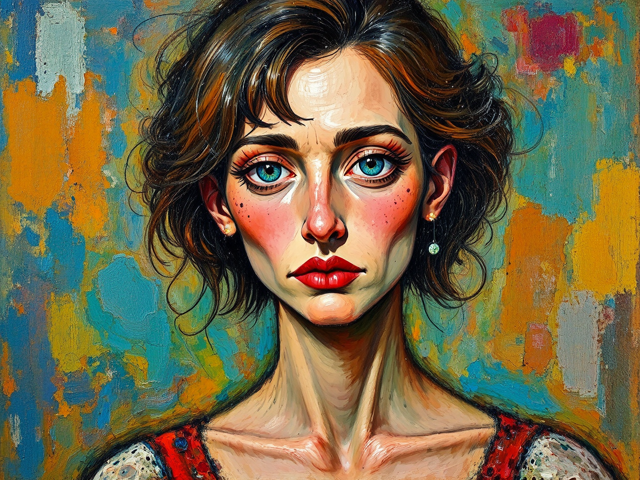 Highly detailed portrait of