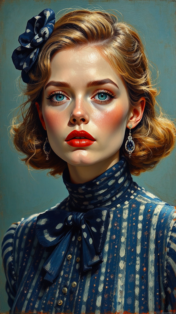 A highly-detailed fashion photography