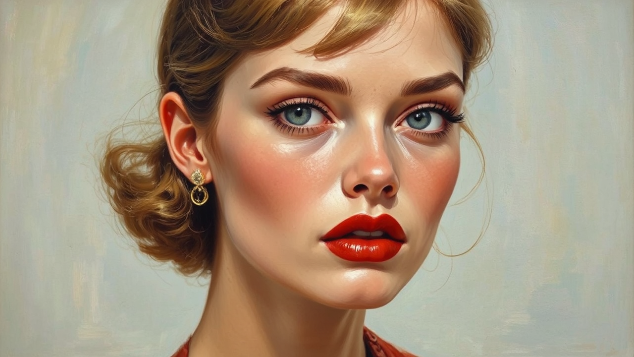 Fashion photography portrait in