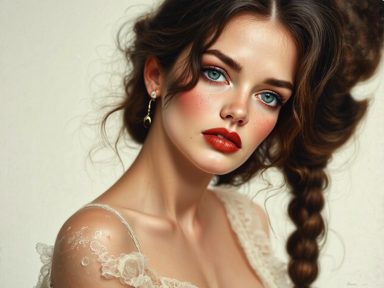 A modern fashion portrait