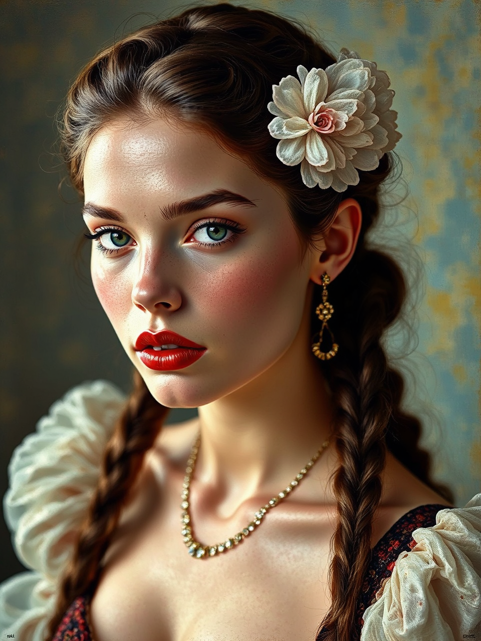 Highly detailed studio portrait