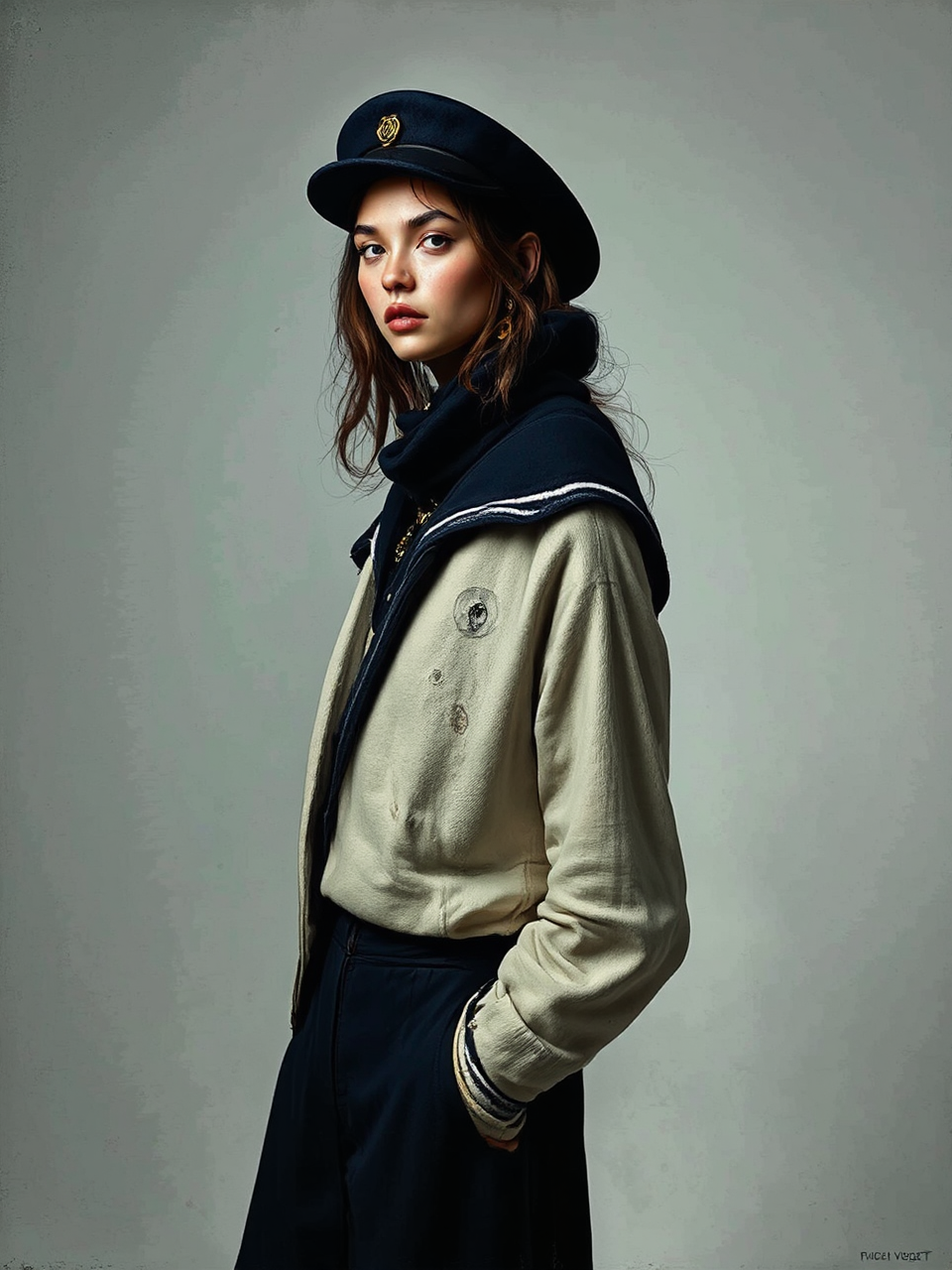 A modern streetwear portrait