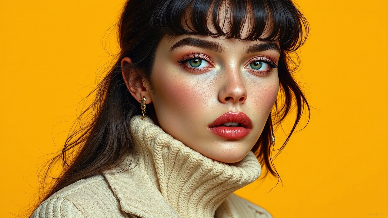 Modern streetwear portrait painting.