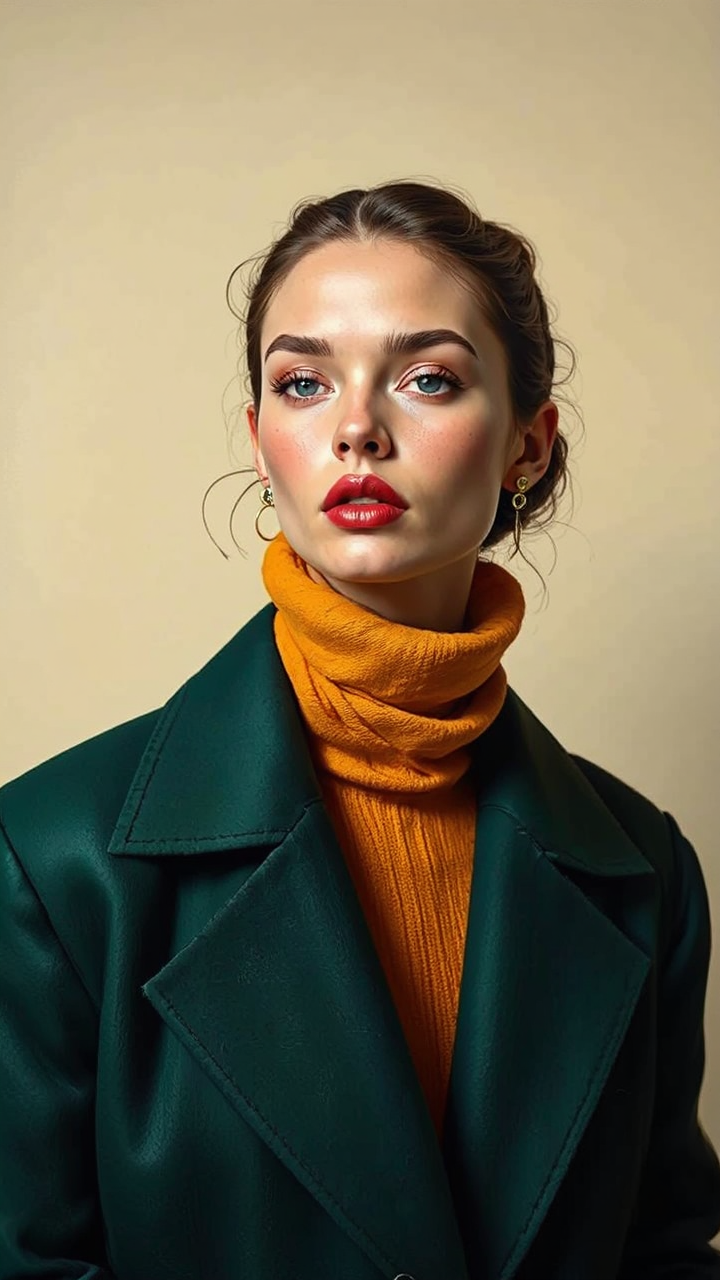 Full-length streetwear portrait in