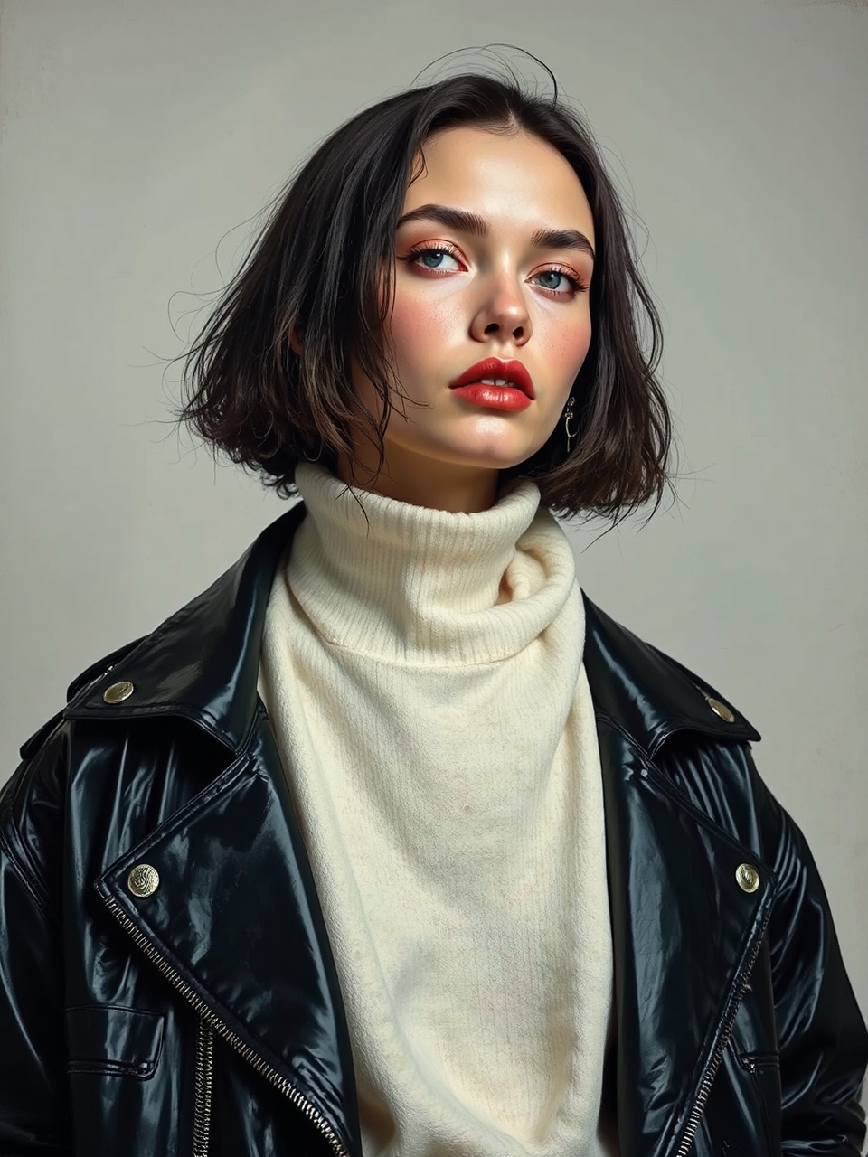 Full-length portrait of modern