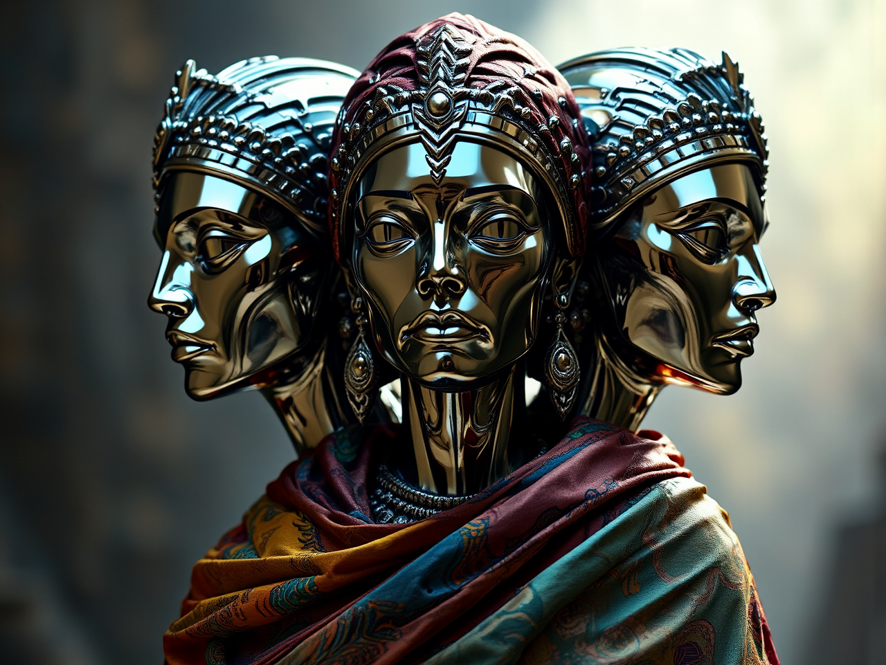 Statue of Inca goddess.