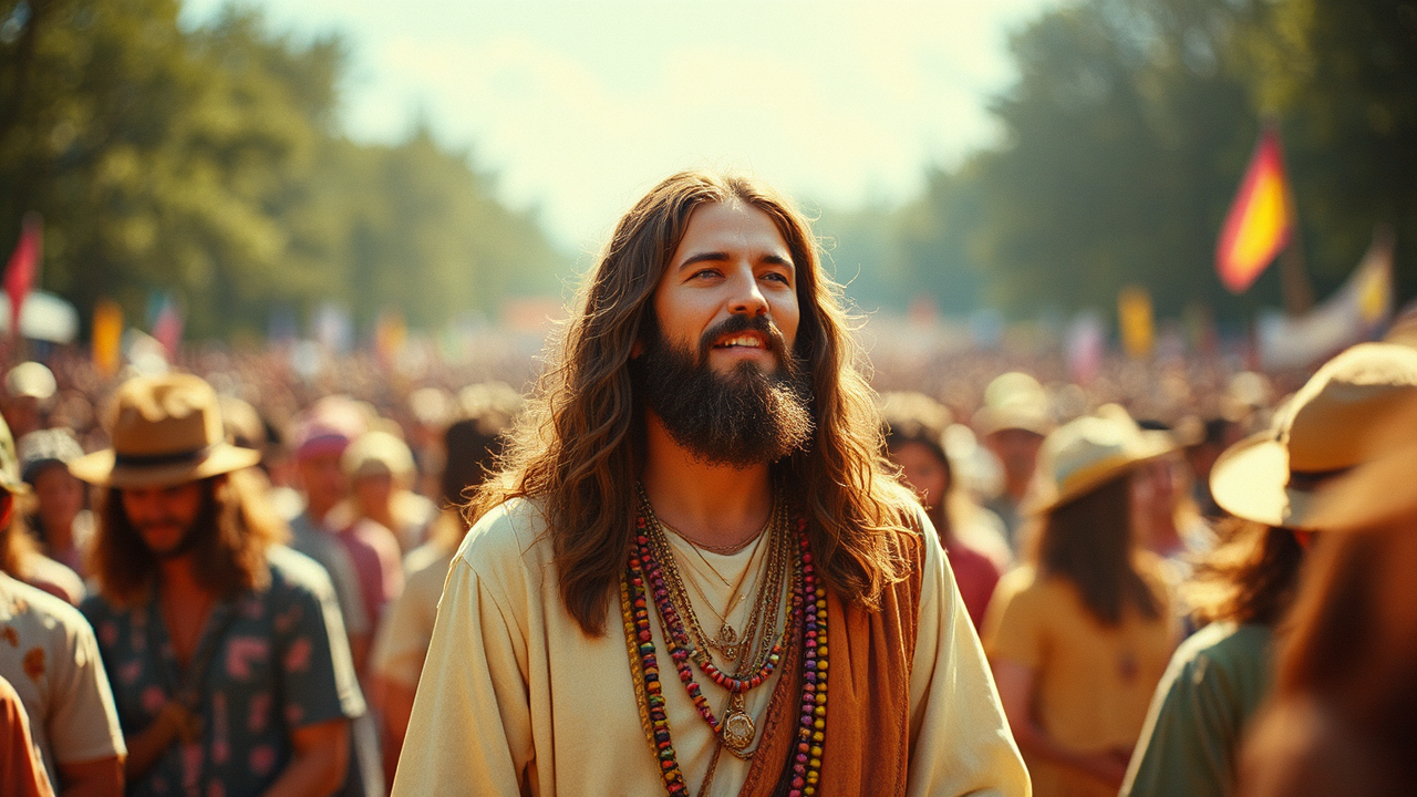 Jesus as a 1970s