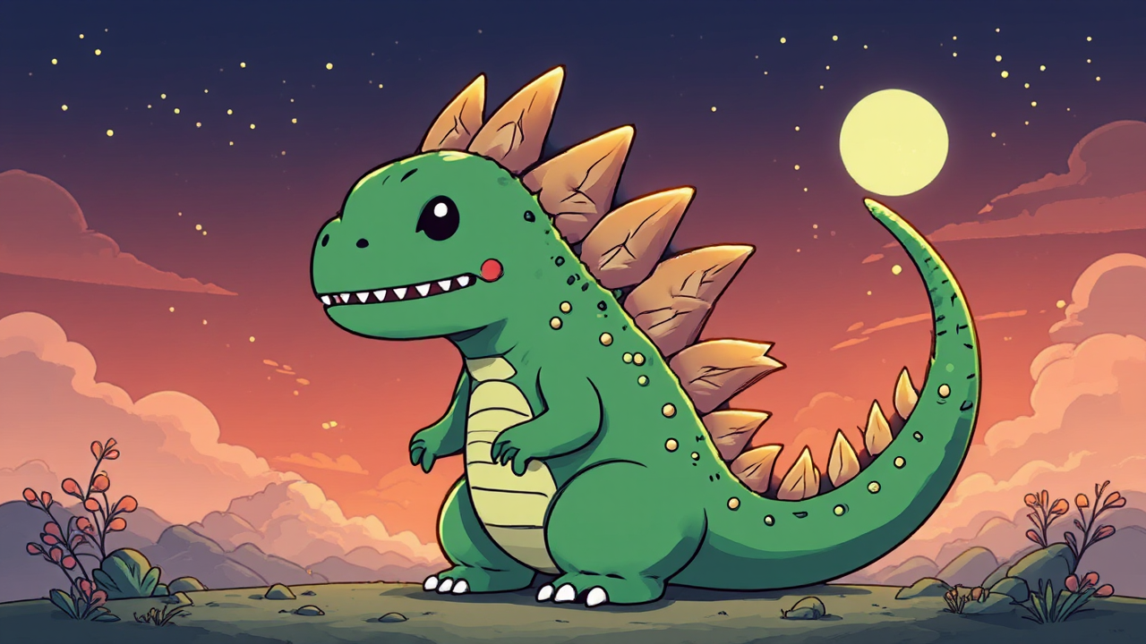 Chibi Godzilla figurine in