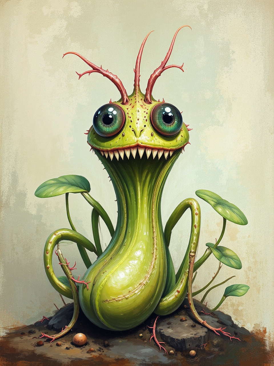 Venus flytrap with large