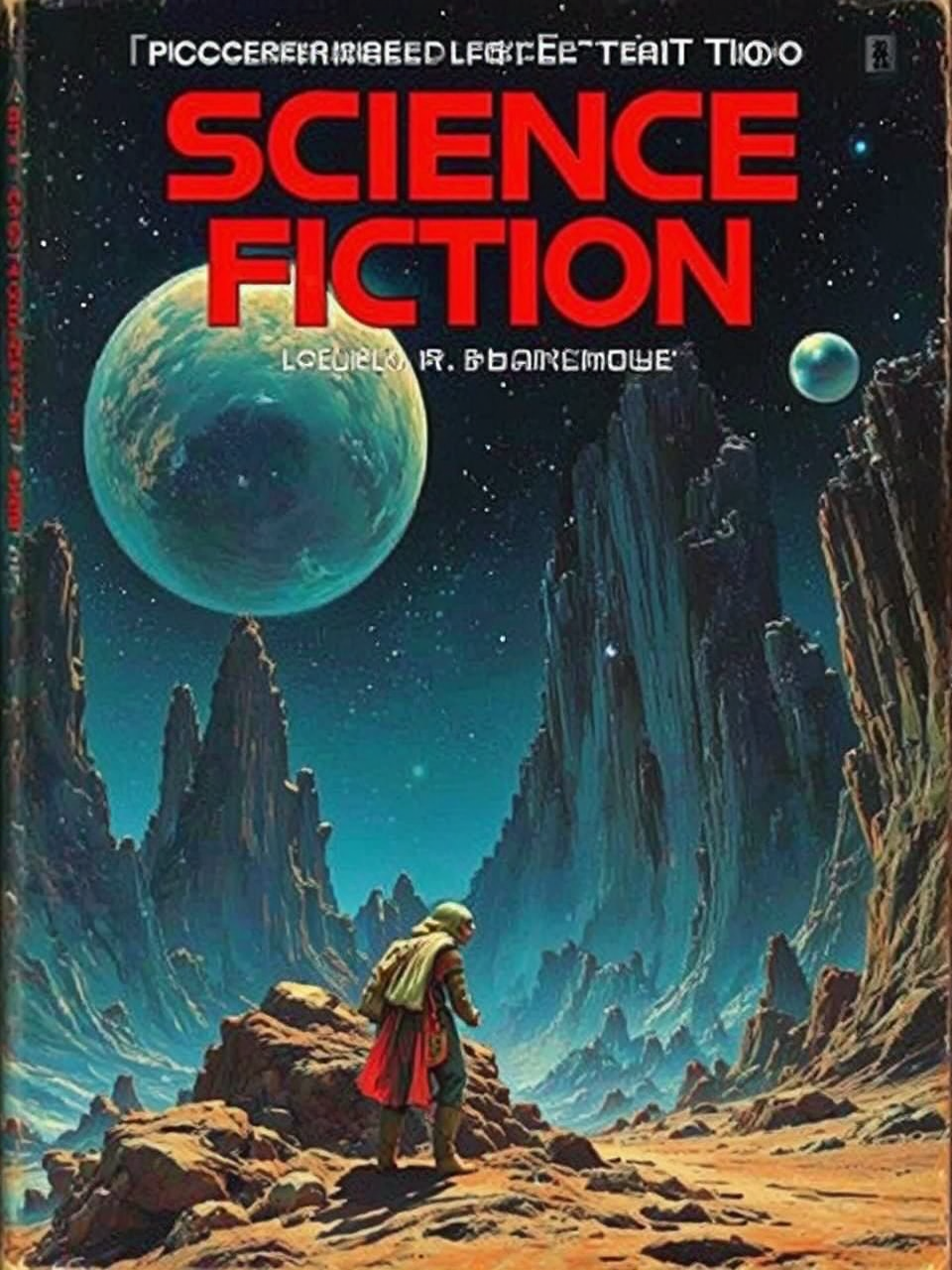 Science fiction book cover