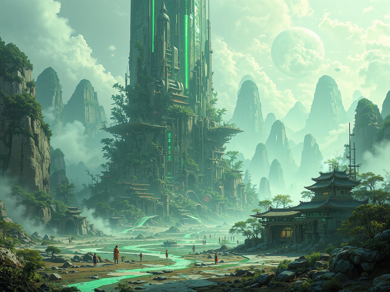 Science Fiction Base Hidden