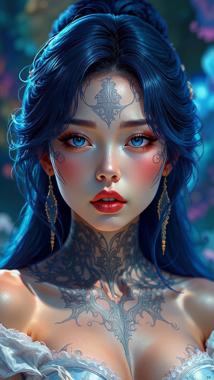 Highly detailed digital portrait.