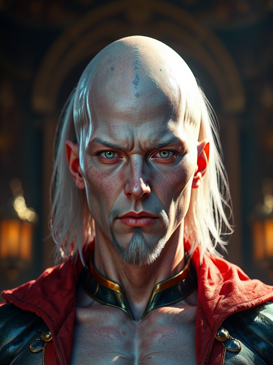 A highly detailed portrait