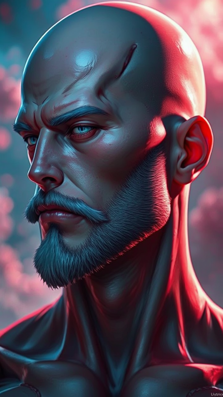 Handsome man portrait with