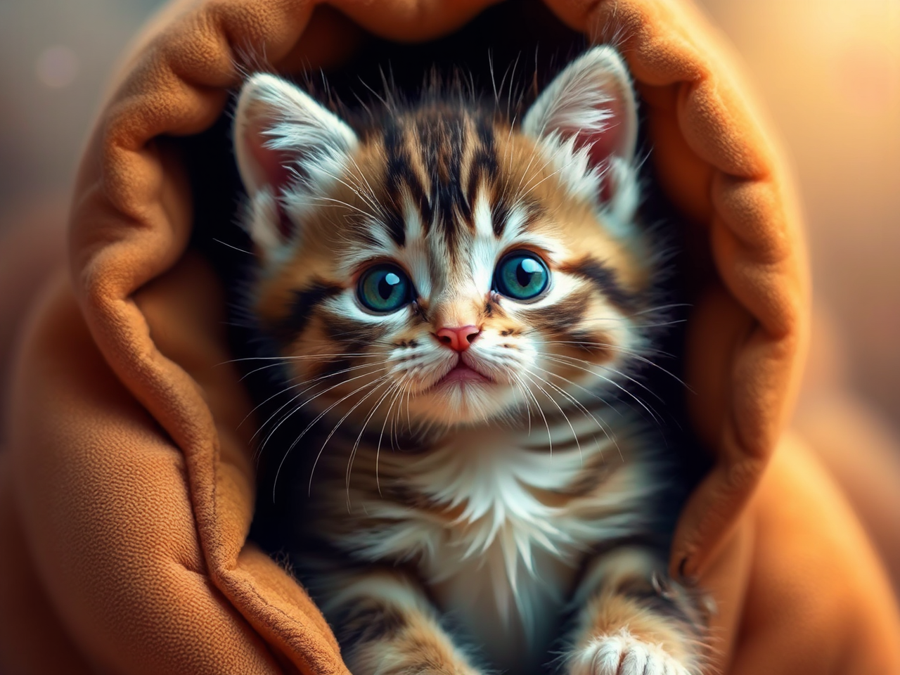 A tiny adorable domesticated