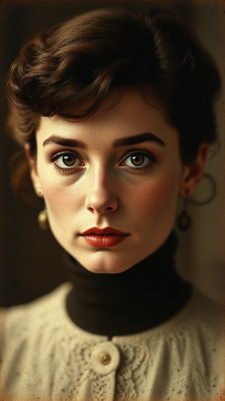 Edwardian-style black and white