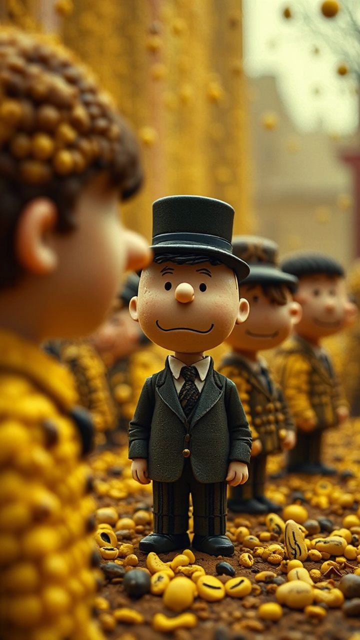Peanut sculptures of Peaky