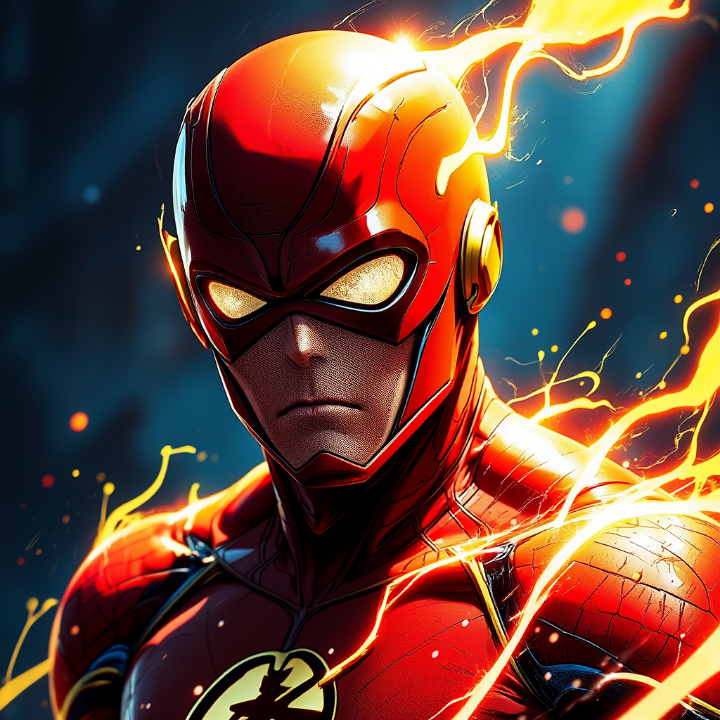 Spiderman as Flash in