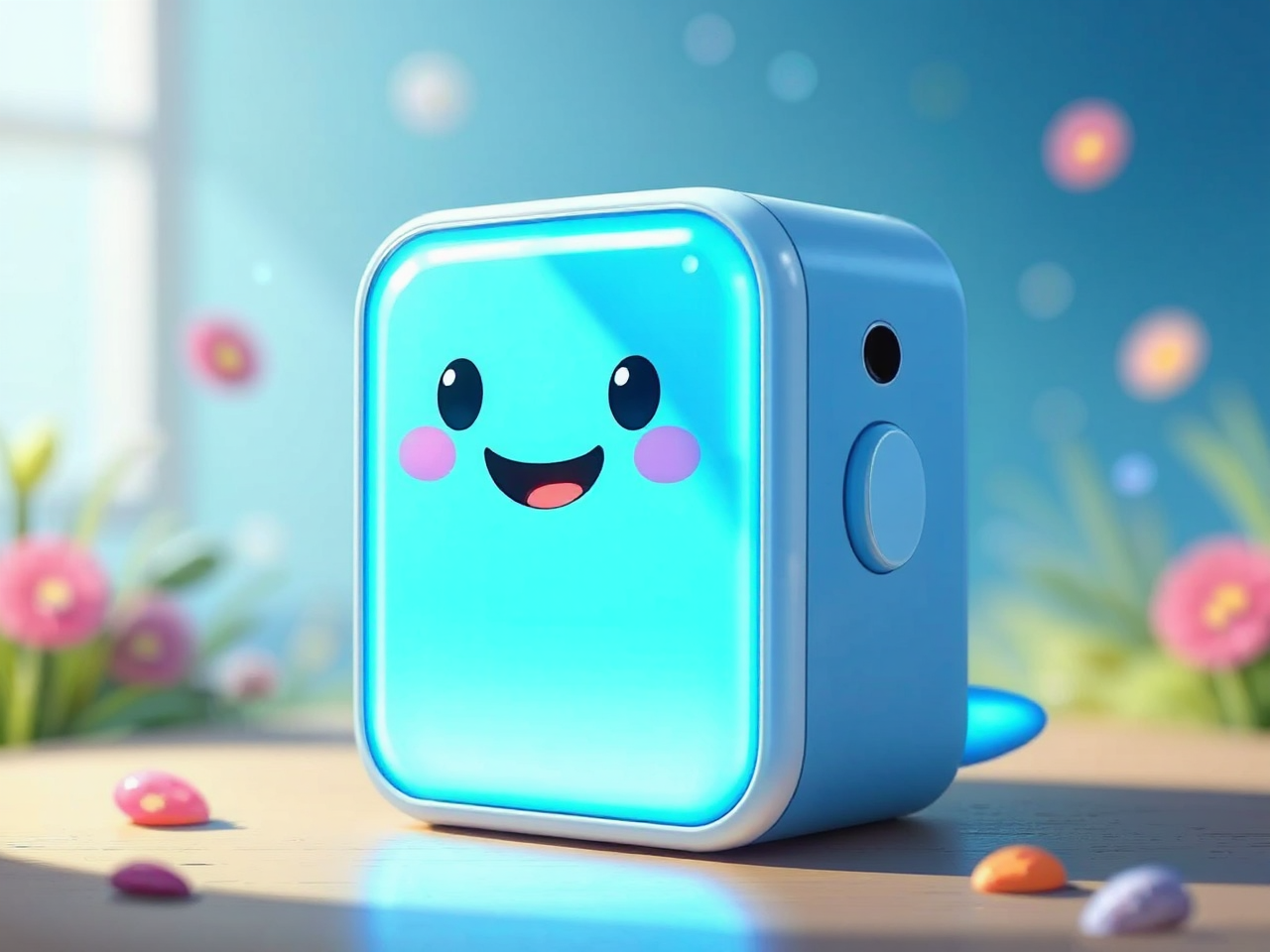 A small yellow racing