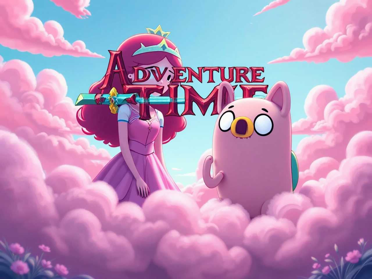 Princess Bubblegum and Jake