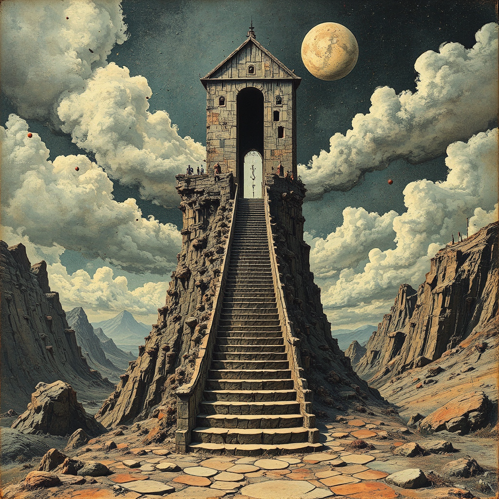 Staircase leading up to