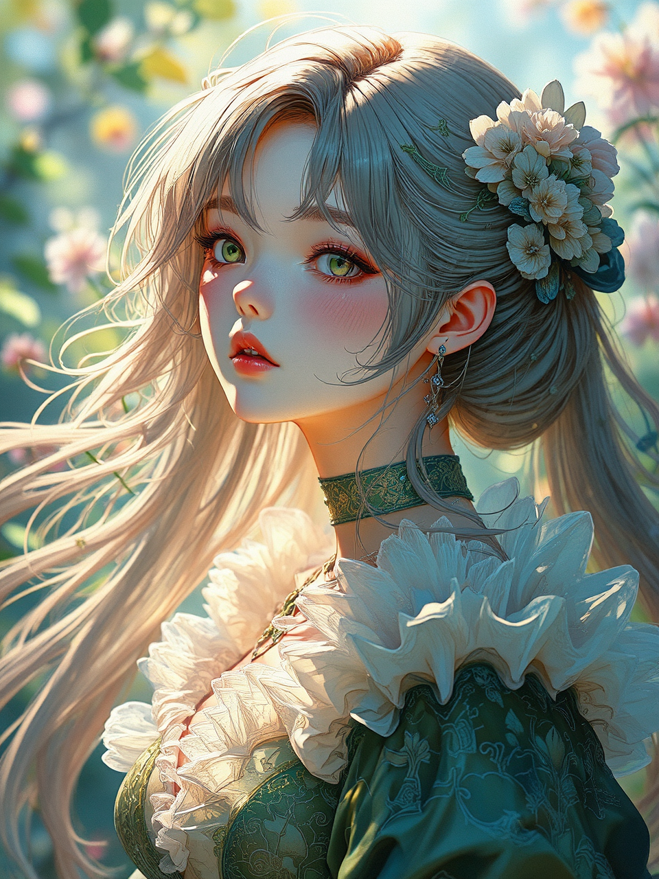 Ultra-realistic digital artwork of