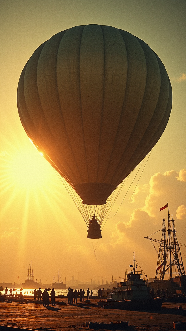 Floating balloons with a