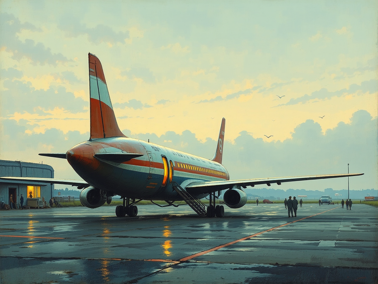 Morning on a wartime