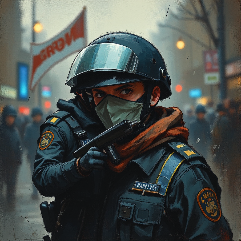 A person expressing frustration