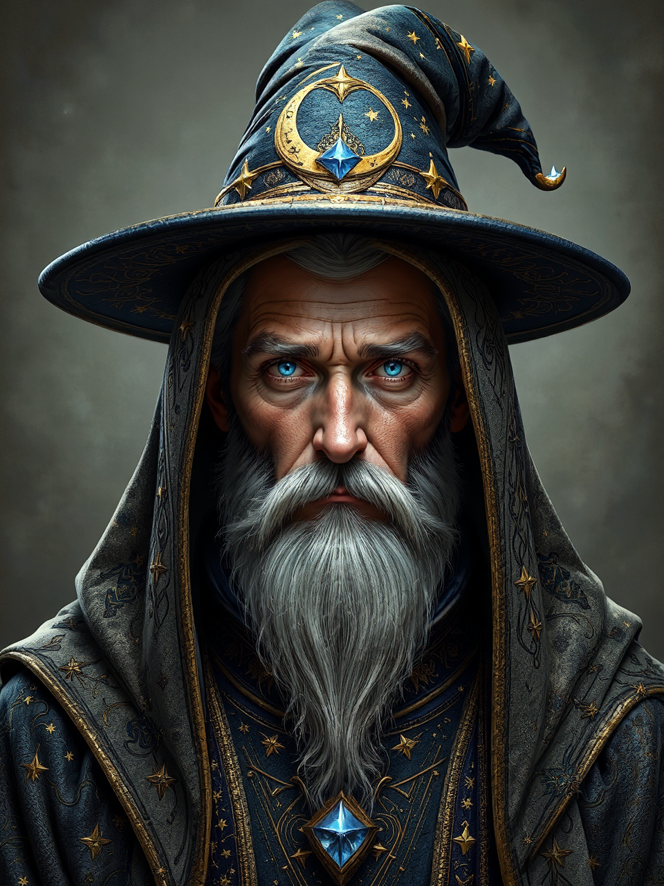 Adult wizard in Byzantine