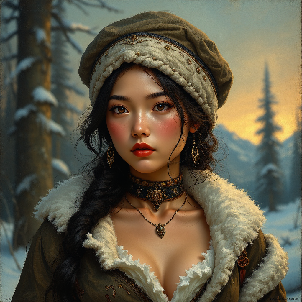 Russian Asian model in