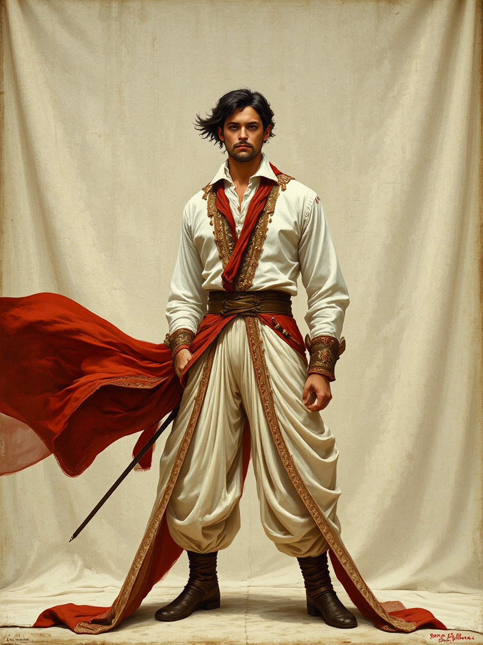Man in jodhpurs in