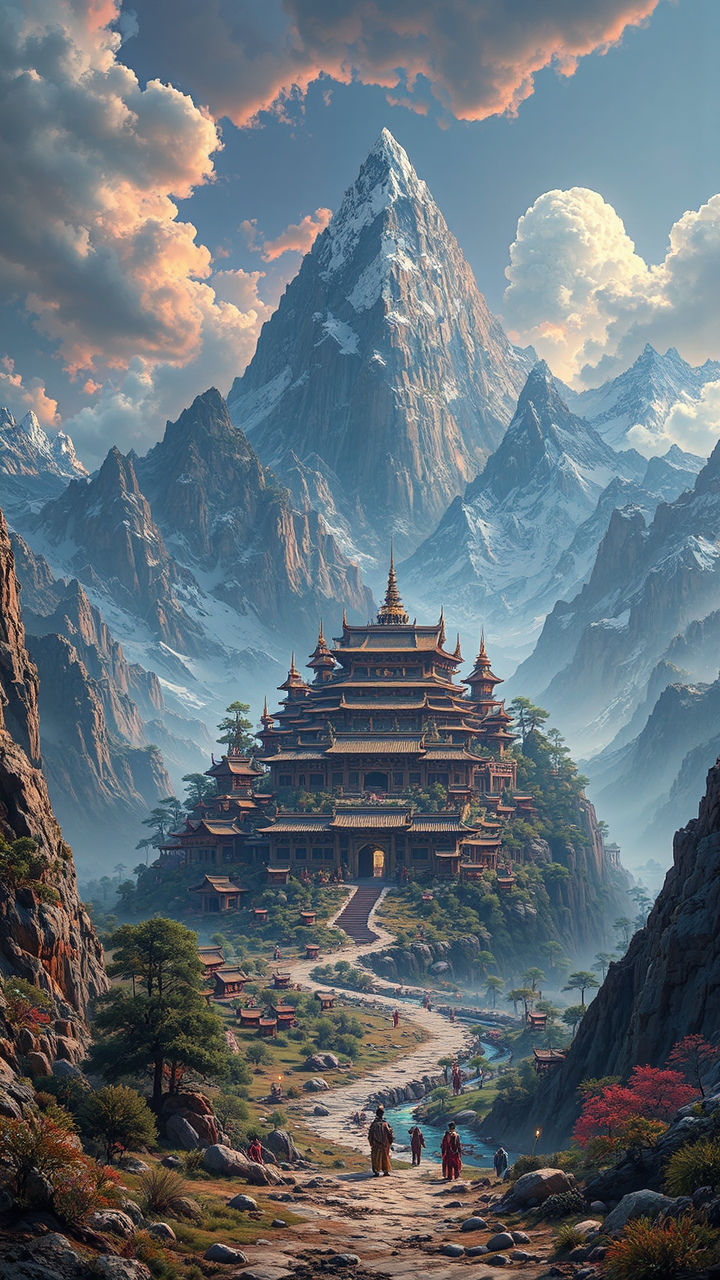 Land of Shangrila landscape.