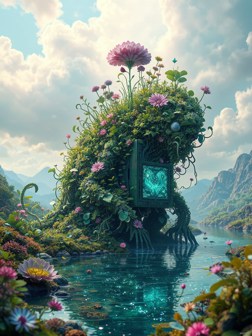 Organic computer made of